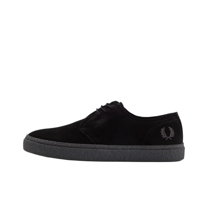 FRED PERRY Linden Low Top Skateboard Shoes Men's Black-0