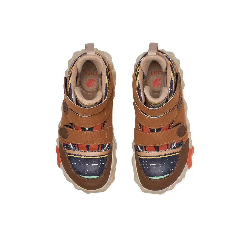 U.IN Figuras 5 Series High Top Casual Shoes Unisex-12