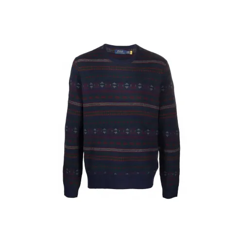 Polo Ralph Lauren Cashmere Sweaters Men Dark Blue