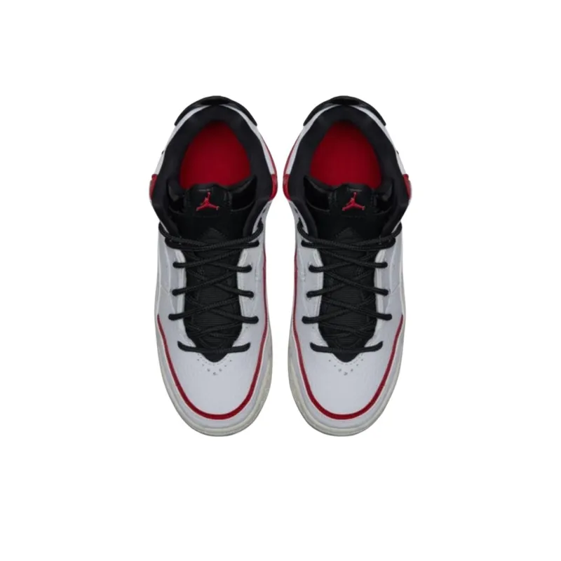 Jordan Courtside 23 Shock Absorbers Mid Top Children's Basketball Shoes White Black Red Kids'-1