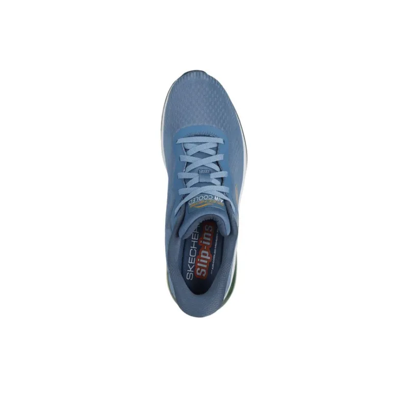 Skechers Skech-Air Element 2.0 Anti-Slip Wear-Resistant Low-Top Casual Running Shoes Men's Blue-3