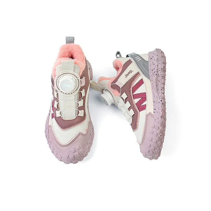 Jeep Slip Resistant Anti Kick Abrasion Resistant Breathable Thermal High Top Kids Lifestyle Shoes Kids'-1