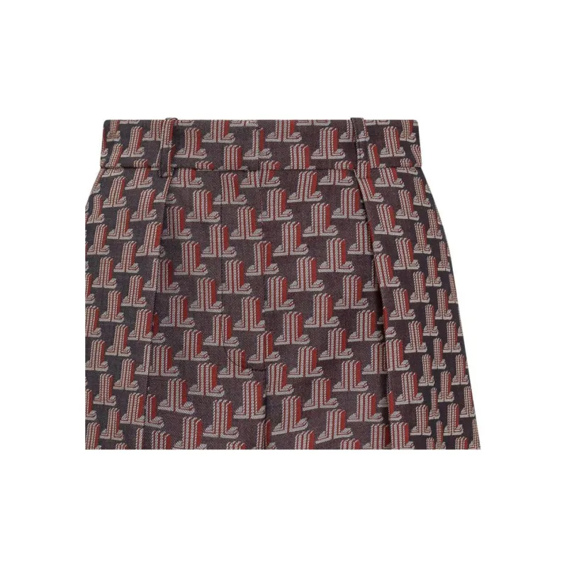 Lanvin SS22 Casual Shorts Women's Bright Red-3