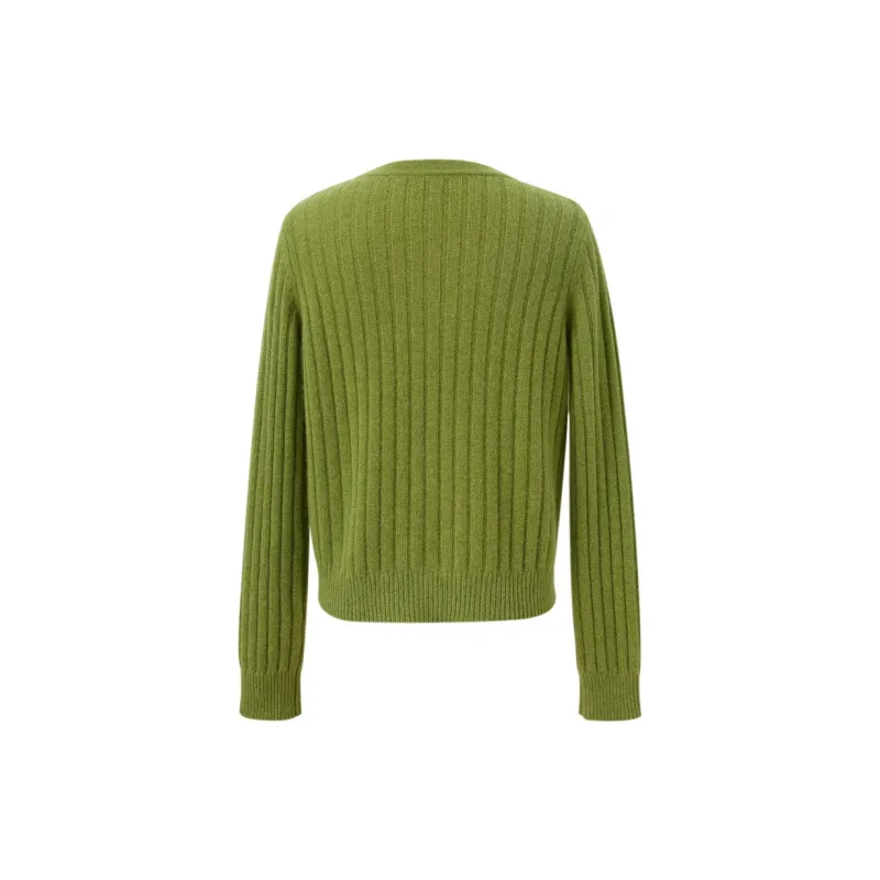 3COLOUR Knitwear Women's Mustard Green-1
