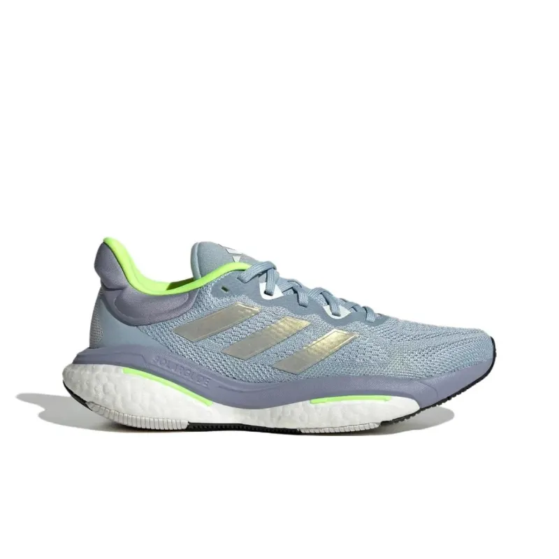 Adidas Solar Glide 6 Anti Slip Wear Resistant Low Top Running Shoes Women's Gray-1