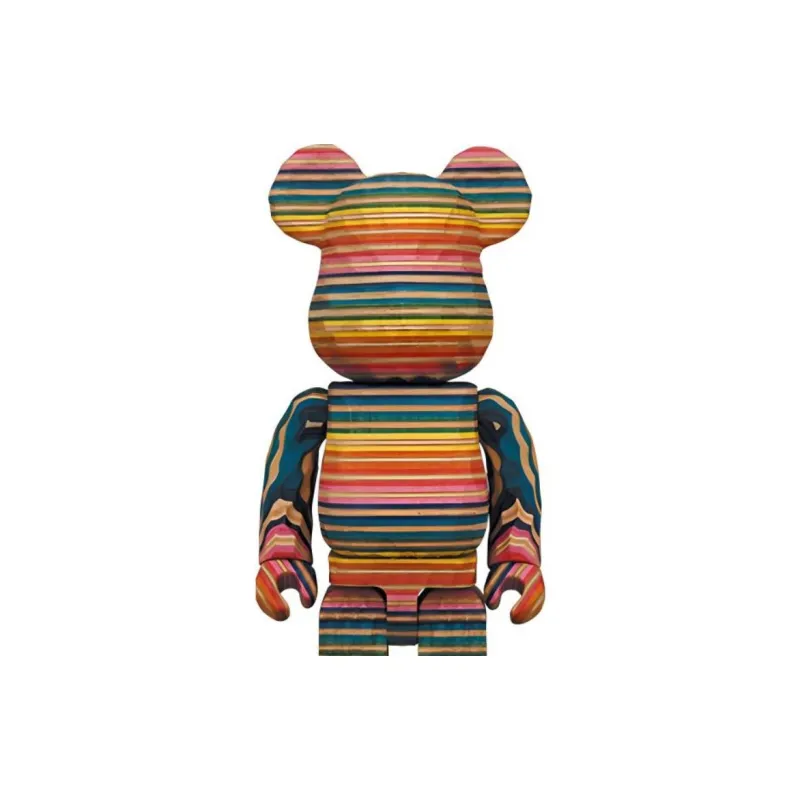BE@RBRICK Karimoku fragmentdesign x HAROSHI carvedwood 400％-2