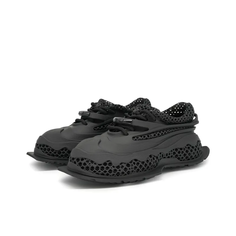 2AM Lightweight Height Increasing Rebound Low Top Casual Shoes Unisex-2