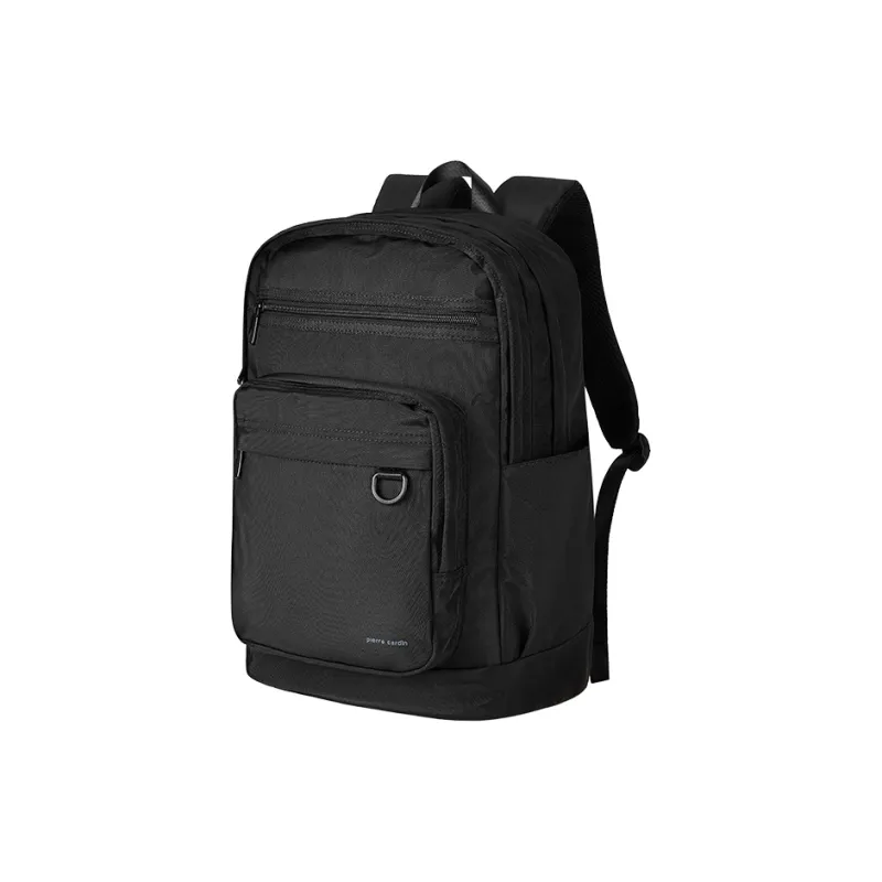 PIERRE CARDIN Fabric Multifunction Casual Laptop Backpack Regular Men's Black-1