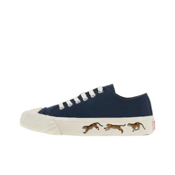 KENZO Low Top Stylish Skateboarding Shoes Women's Midnight Blue