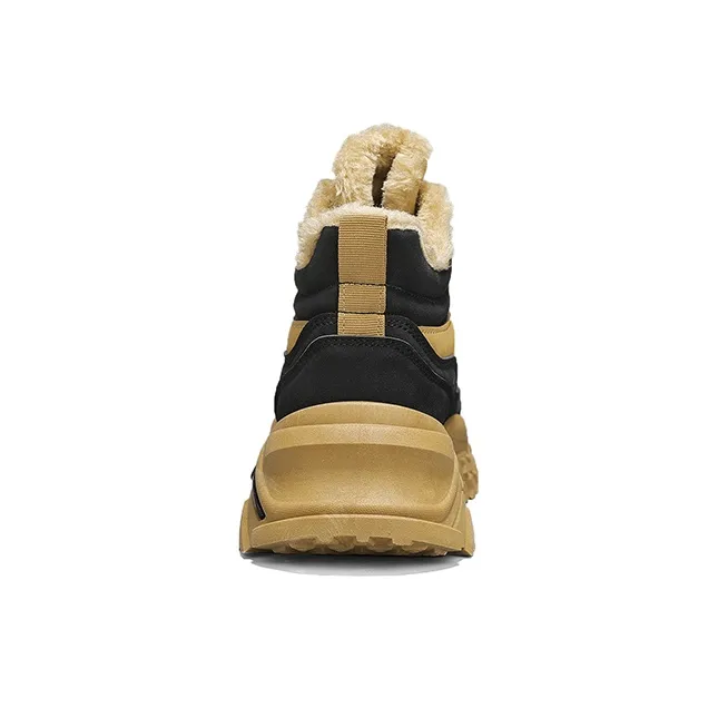 DM Work Boots Men High Top Khaki/Camel-3