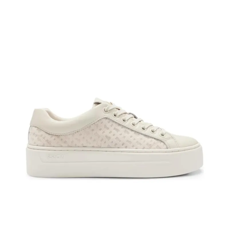 HUGO BOSS Wear-Resistant Low-Top Skateboard Shoes Women's Light Beige-1