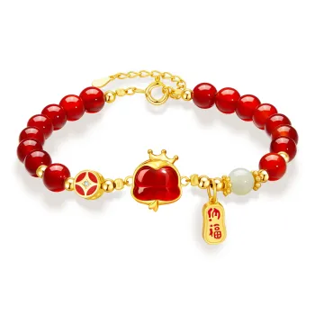 Central Fashion Agate Bracelets Women's