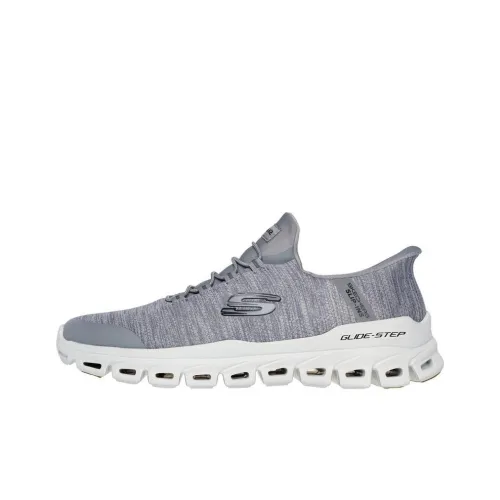 Skechers Slip Ins Anti Slip Wear Resistant Low Top Casual Shoes Men's Gray