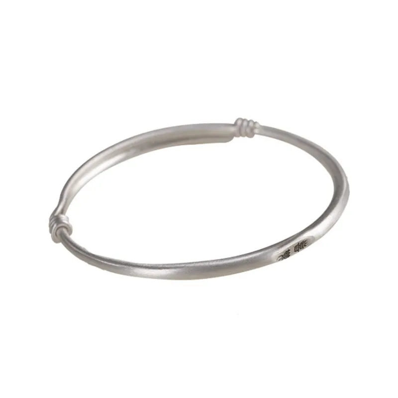AQI 999 Fine Silver Bangles Unisex-5
