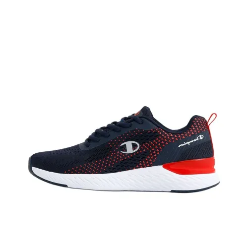 Champion Slip-Resistant Low-Top Running Shoes Men's Blue Red