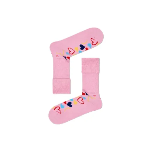 Happy Socks Mid Calf Socks Women's 1 Pack All In My Heart Is You