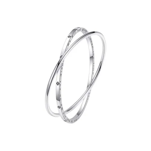 JESCAKOO Silver Wristbands Women's
