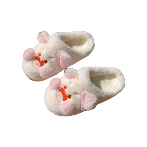 Foot Recreation Cartoon Winter Slip-Resistant Warm Comfortable Cute Doodoo Cat Cotton Slipper Shoes Women's