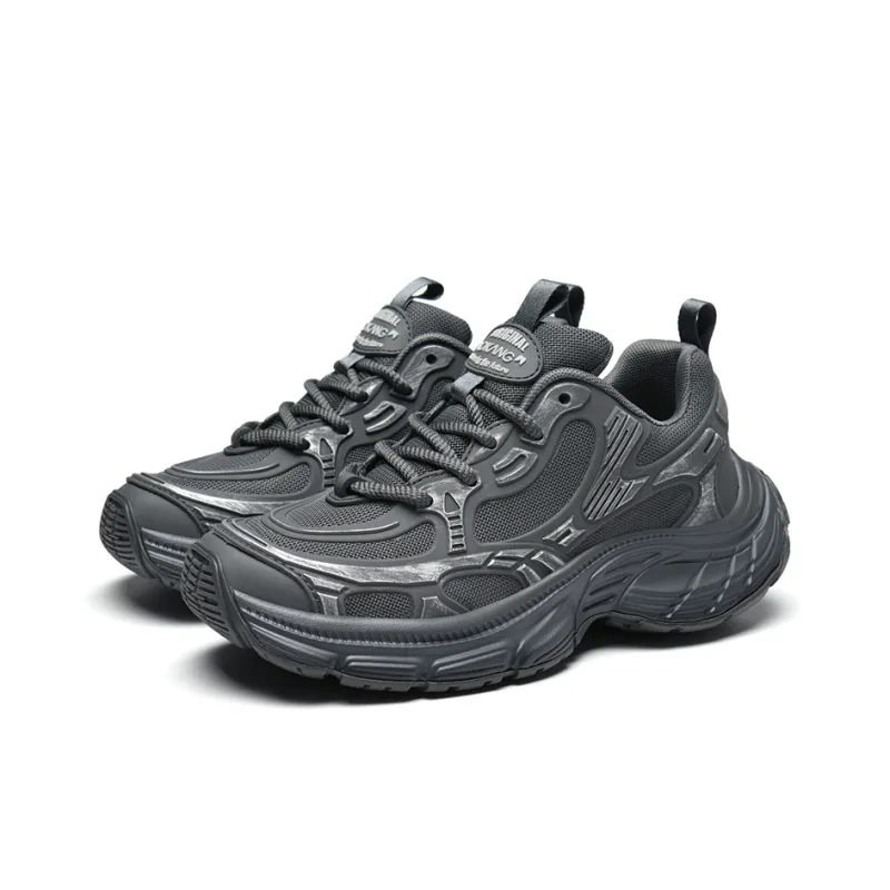 AOKANG Fashion Classics Series Cushioning Height Increasing Low Top Chunky Sneakers Men's-8