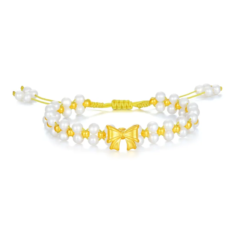 Lao Feng Xiang Gold Bracelet Women's-0