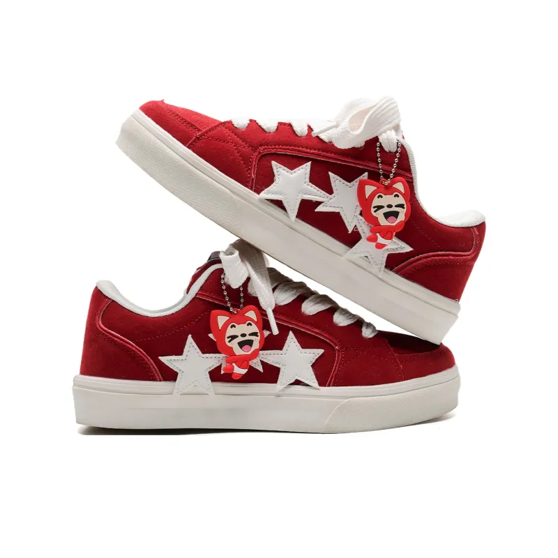 ALI THE FOX Anti Slip Wear Resistant Lightweight Breathable Low Top Skateboard Shoes Unisex-10