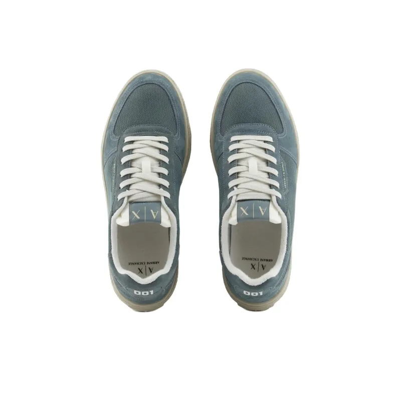 ARMANI EXCHANGEAE Low Top Skateboard Shoes Men's Green-4