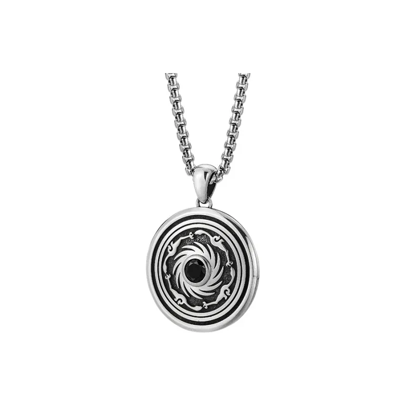 MYSH S925 Silver Necklaces Men's-0