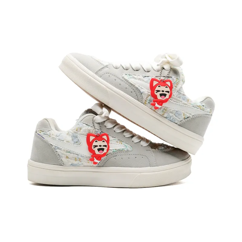 ALI THE FOX Slip Resistant, Abrasion Resistant, Lightweight, Breathable Low Top Skateboard Shoes Unisex-3