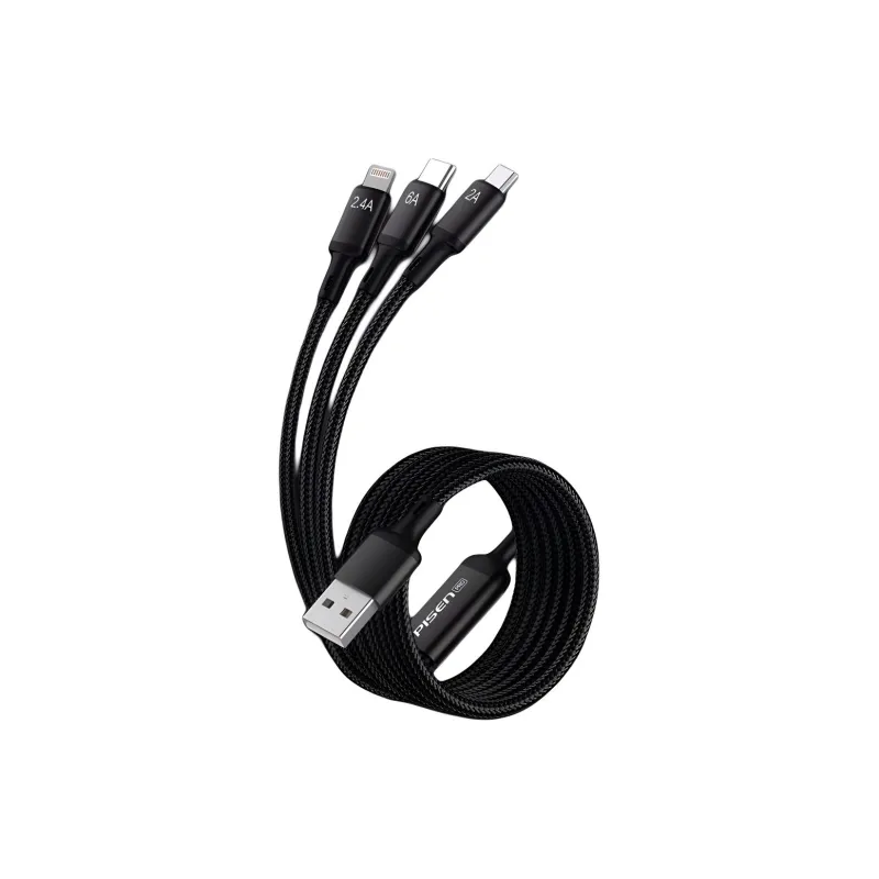 Pinsheng LH AP02 1200 All in One Stable Fast Charging Nylon Woven Cables-0