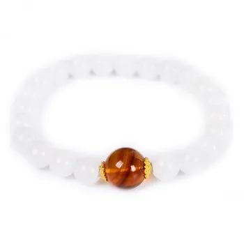 Palace And Amulet Hetian Jade Bracelets White Jade Unisex