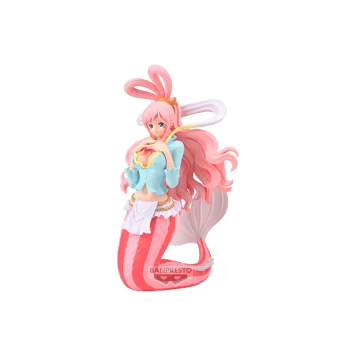 BANPRESTO Glass Factory Figure Sparkling Charm G&G One Piece Mermaid Princess White Star Bonus Gifts