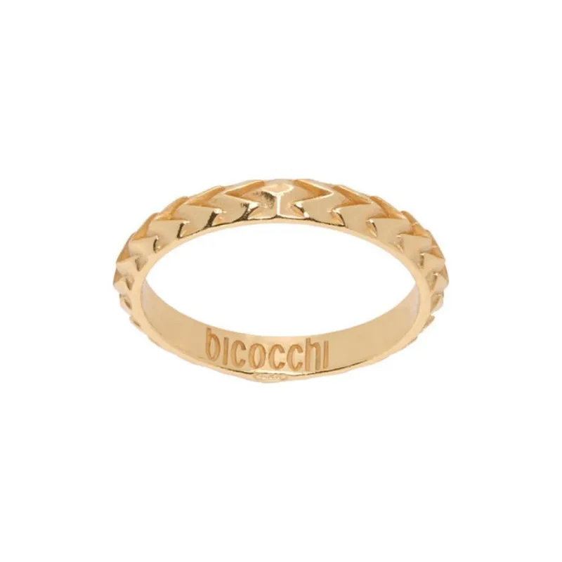 EMANUELE BICOCCHI 24K Gold-Plated Silver Rings Men's Gold-0