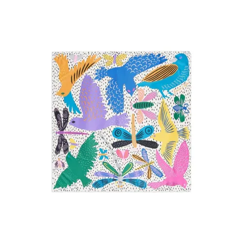 Bimba Y Lola Bugs And Birds Scarf