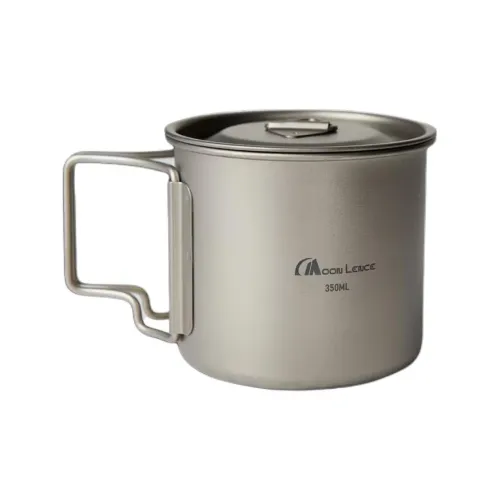 MOON LENCE Outdoor Water Equipment Water Container 350ml Titanium Alloy