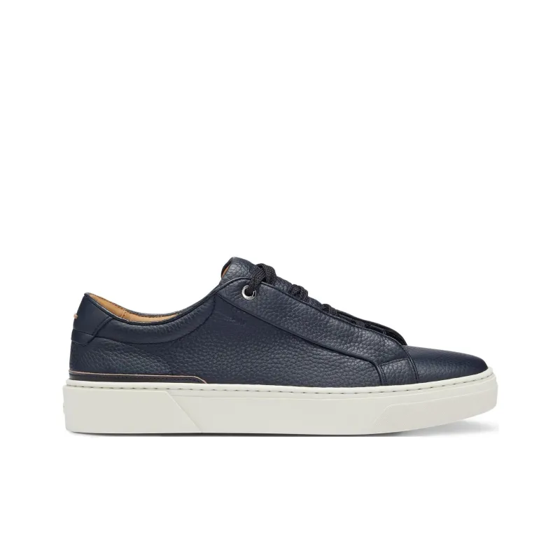 HUGO BOSS Low Top Skateboard Shoes Men's Dark Blue-1
