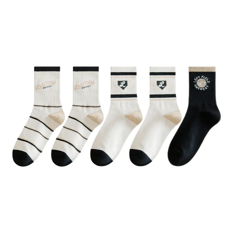 Lan Miao Mid Calf Socks Men's 5 Pack-2