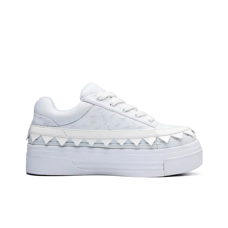 Stanair X Vandytheburger Skateboard Shoes Unisex Low Top White, Black-13