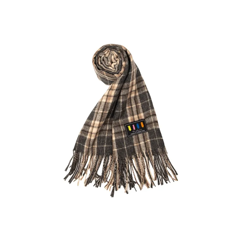 BAIJUAN Knit Scarves Unisex-2