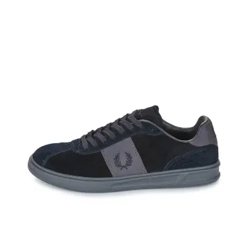 FRED PERRY Low Top Skateboard Shoes Men's Black
