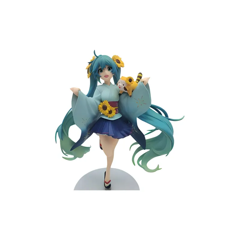 FURYU Hatsune Miku Rascal Raccoon 2020 Summer, Festival Bathrobe Bonus Gifts-4