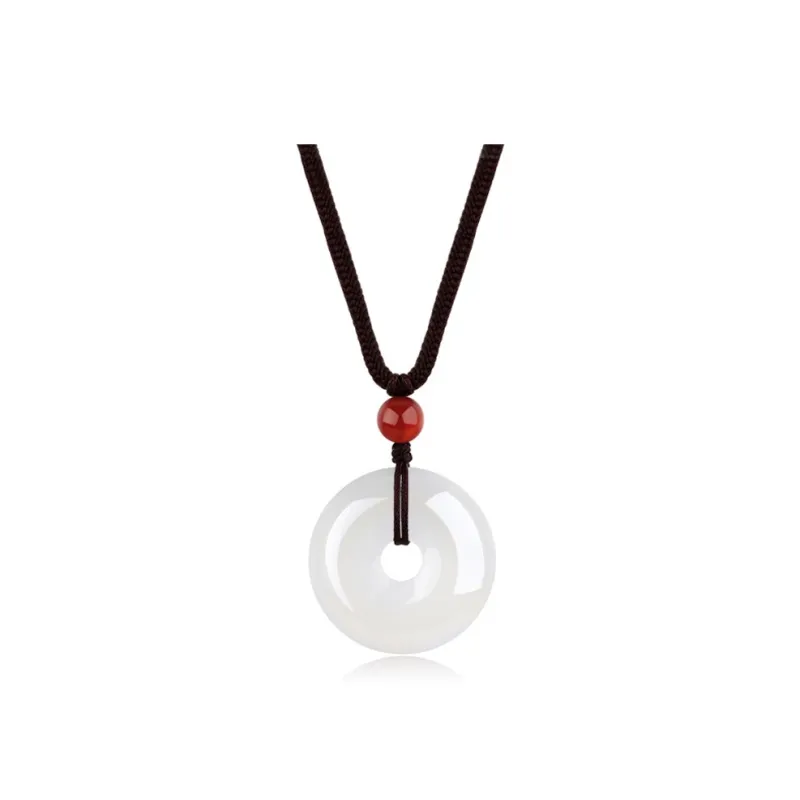 Emerald Dynasty Agate Necklaces Unisex-0