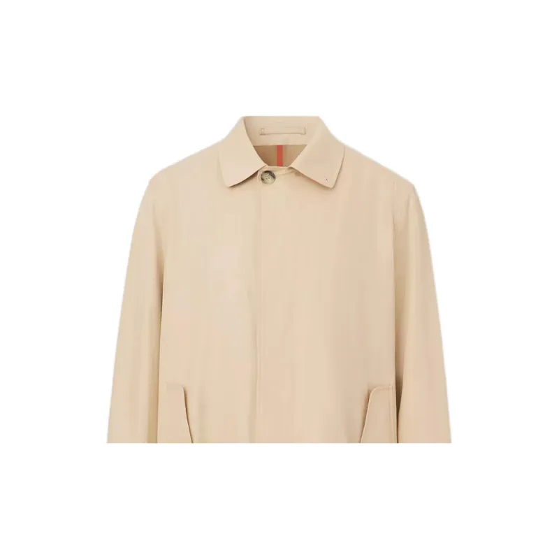 Burberry Cotton Gabardine Car Coat-4