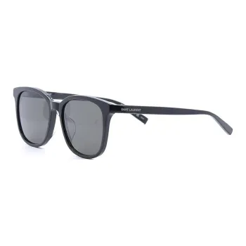 SAINT LAURENT Round Sunglasses Unisex Black