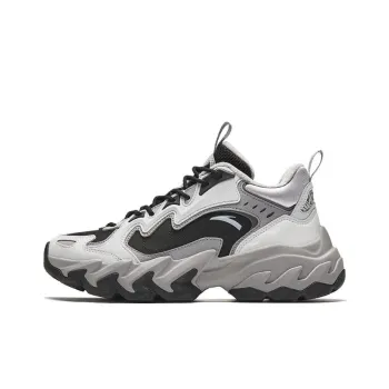Anta Slate Slip Resistant Warm Mid Top Casual Shoes Women's Gray Black