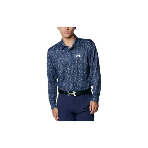 Under Armour Polo Shirts Men Marine Blue