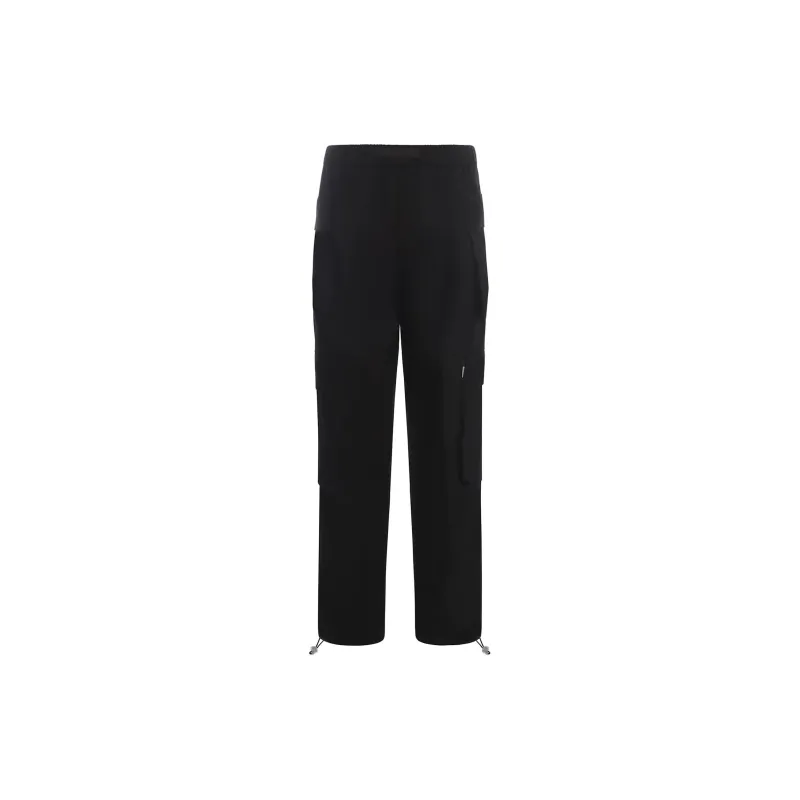 BONSAI STUDIO Buckle fastening Belted Cargo Trousers-1