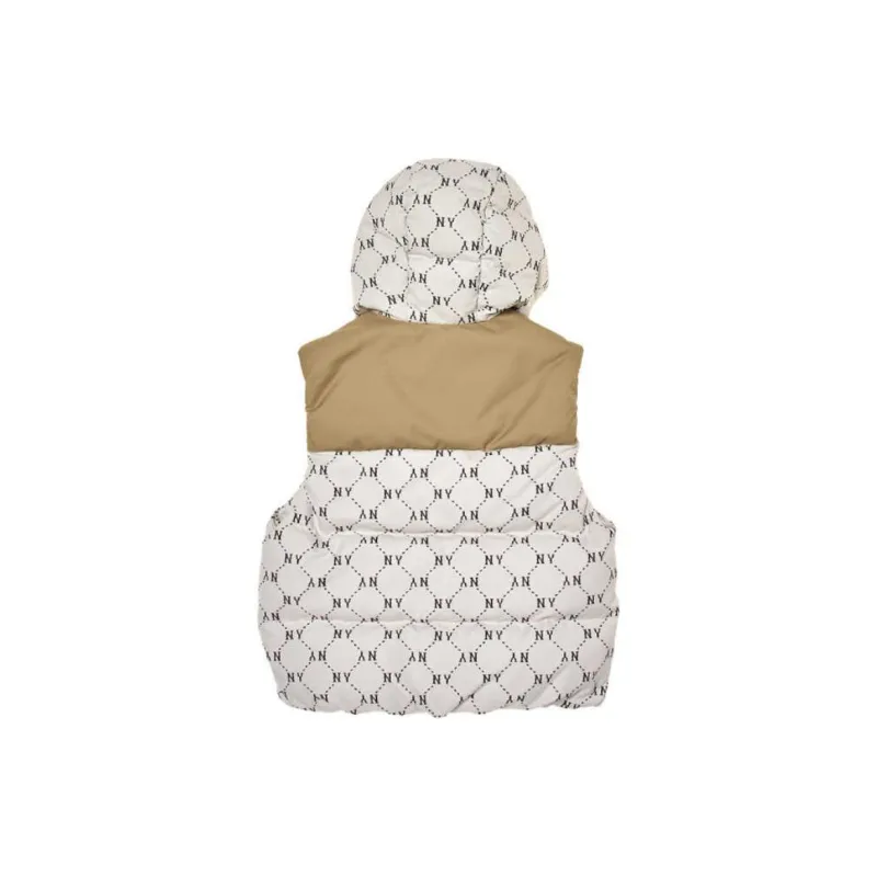 MLB New York Yankees Vest Unisex Dark Cream-1