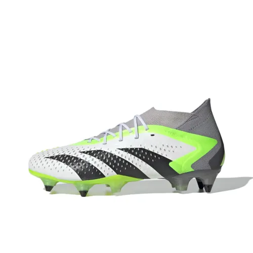 Adidas Predator Accuracy.1 Slip Resistant Soccer Shoes Unisex Gray White