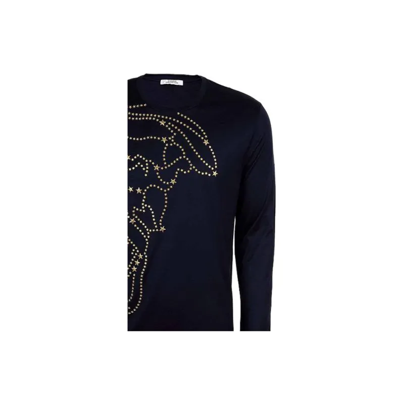 VERSACE Sweater Men's Dark Blue-5