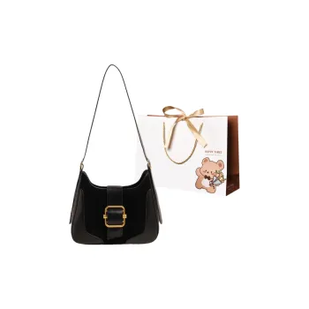 ERANGBEAR Suede Shoulder Bag Women's Multicolor
